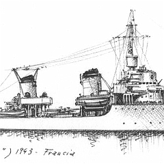 1943 - Cacciatorpediniere FR34 - ex 'Lansquenet'